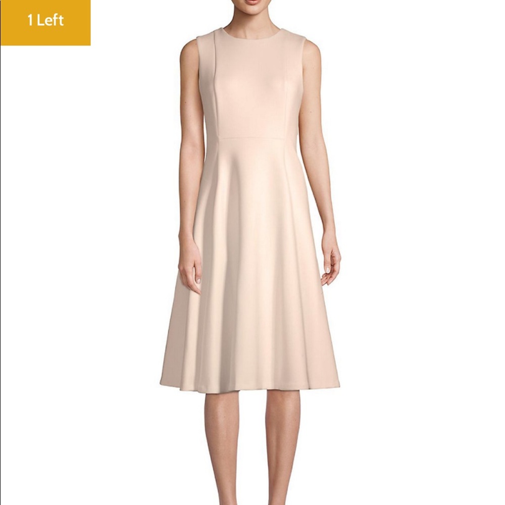 Calvin Klein Sleeveless A-Line Midi Dress